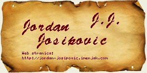 Jordan Josipović vizit kartica